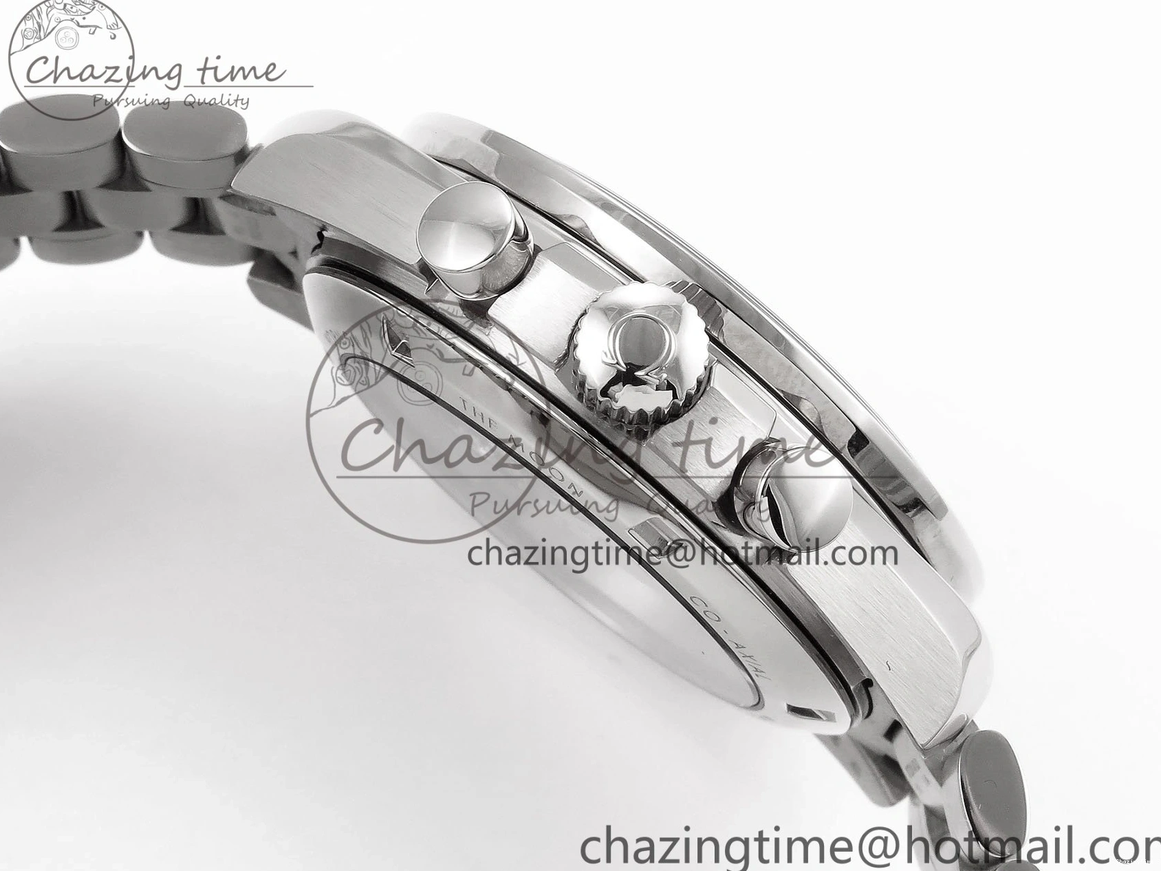 0304 Classic Speedmaster SS RMF Best Edition White Dial on SS Bracelet Lemania HW 7723